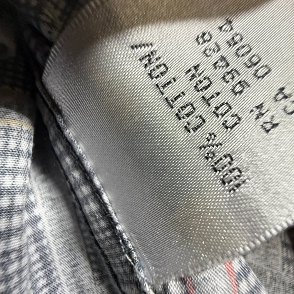 Bugatchi Mens XL Button Up Shirt Classic Fit Plaid Print Long Sleeve Cotton - Picture 4 of 7